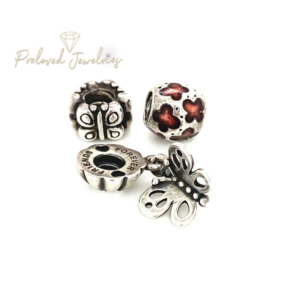 ‎Pandora Butterfly Motifs Charms